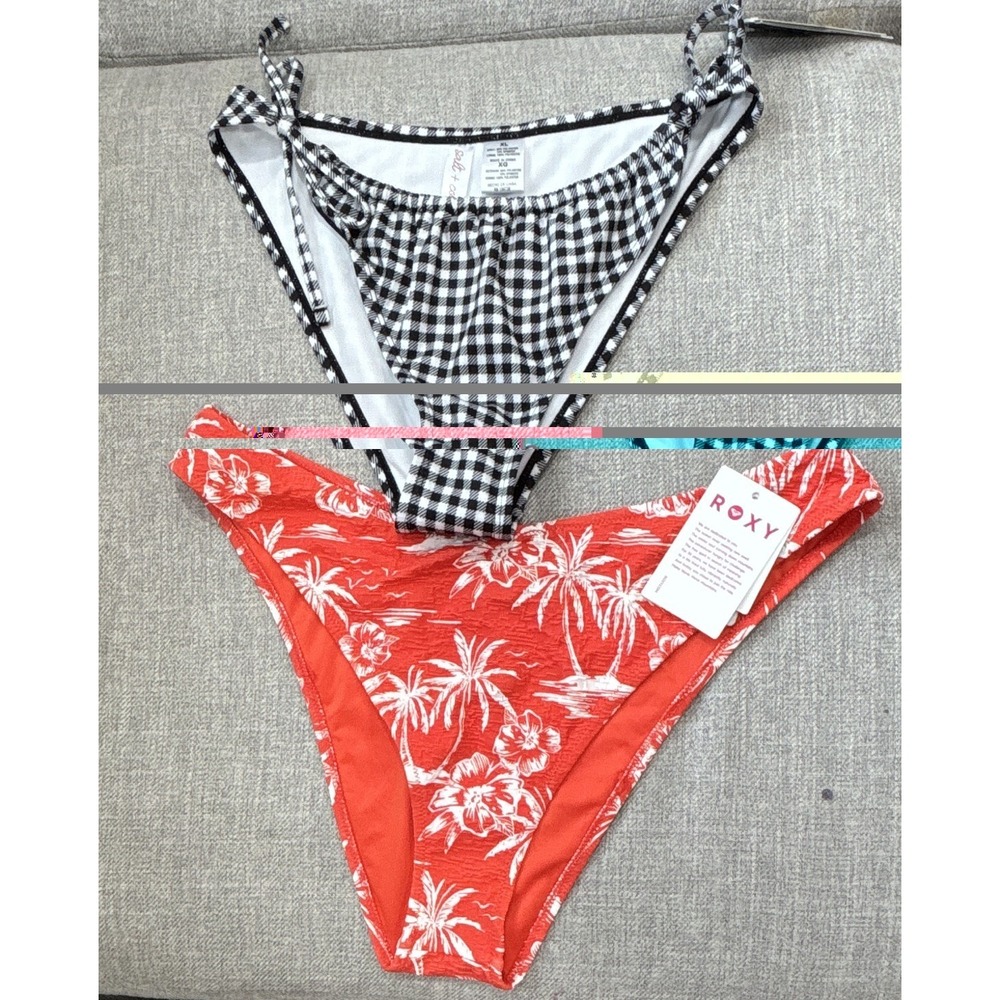 Bundle ROXY/Salt and Cove Bikini Bottoms both size XL